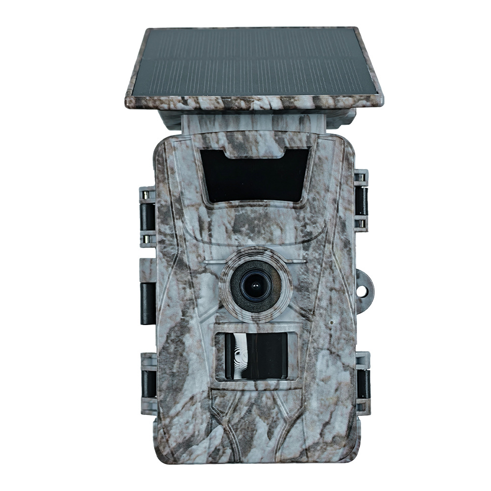 Solar WiFi 4K 60MP infrared trail camera with built-in 5200mAh battery